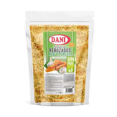 Panure (sans gluten) dans ail et persil 3000g x 1 u.