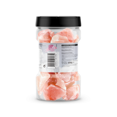 Sel Rose de l’Himalaya en Roches avec Râpe 600g x 1 u.