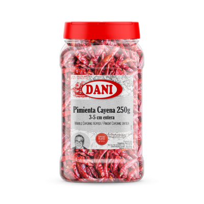 Cayenne pepper 250g (3-5 cm) whole