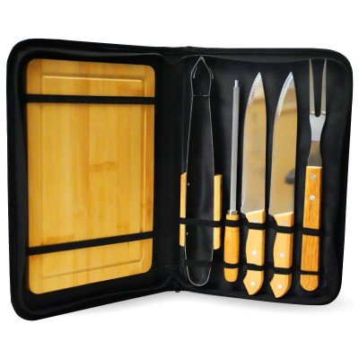 Barbecue utensils case