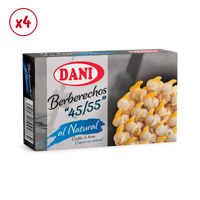 Cockles 45-55 natural Dani x Pack 4 ud.