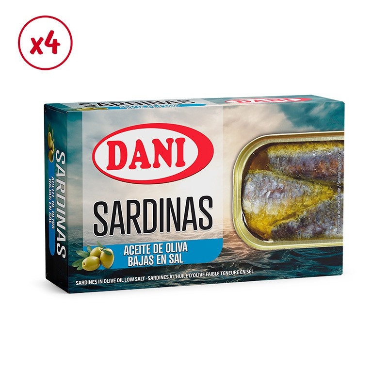 Sardines dans l'huile d'olive 120 g - Poisson en conserve