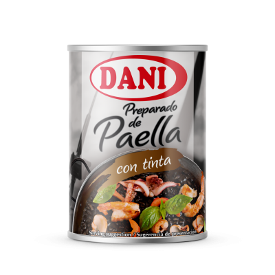 Preparée Paella dans sa prope Encre