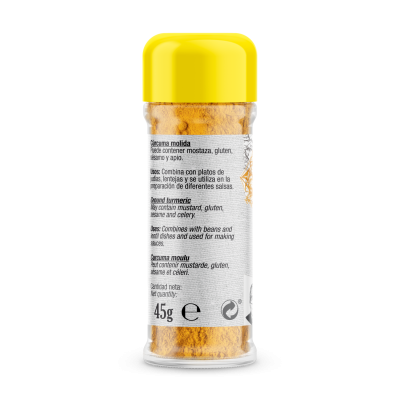 Curcuma moulu 45g x Pack 6 u.