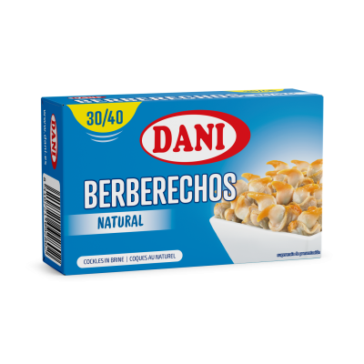 Berbigão 30-40 berbigão natural Dani x Pack 4 ud.