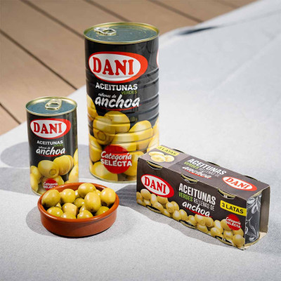 Olives farcies aux anchois 1470ml