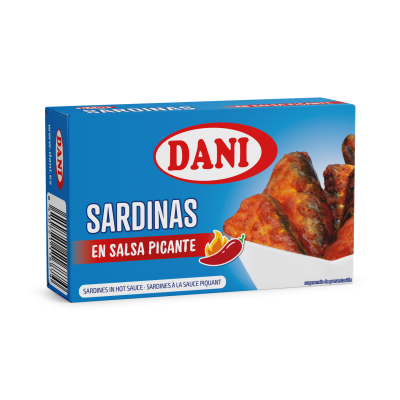 Sardinhas em molho picante 120g x 4 pcs.