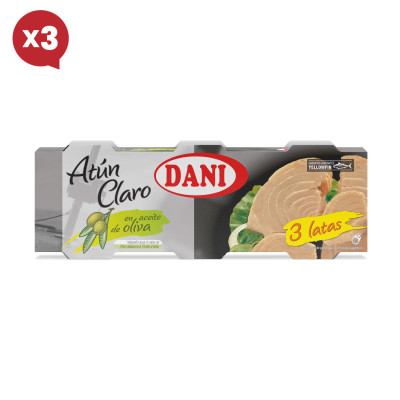 Thon blanc à l'huile d'olive 240g x 3uni