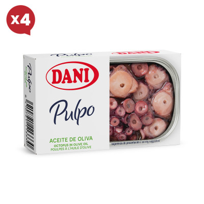 Polvo em azeite x Embalagem 4 pcs.