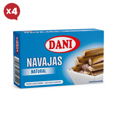 Navajas al natural 111g x Pack 4 ud.