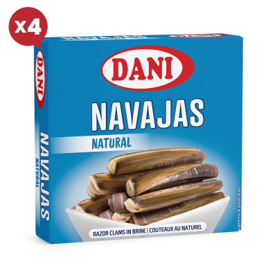 Navajas al natural 111g x Pack 4 ud.