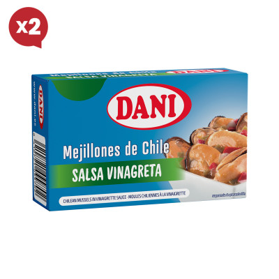 Mejillones 13-18 en salsa vinagreta 111g x pack 4 ud.