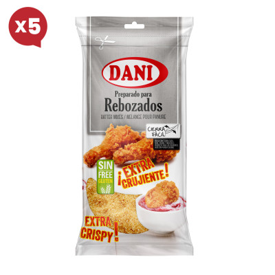 Preparado para rebozados (sin gluten) 470g x Pack 5 ud.