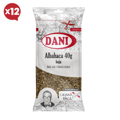 Albahaca hoja 40g x Pack 12 ud.