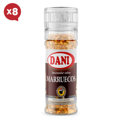 Sabor Marruecos sazonador 50g x Pack 8 ud.