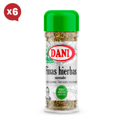 Finas hierbas sazonador 18g x Pack 6 ud.