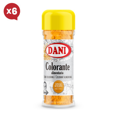 Colorant alimentaire 55g x 6uni