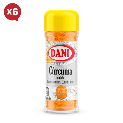 Cúrcuma moída 45g x Pack 6 u.