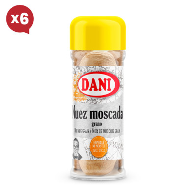 Noix de Muscade entier 20g x Pack 6 u.