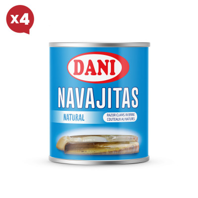 Navajitas al natural 185g x Pack 4 ud.