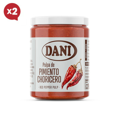 Polpa de pimento chouriço 125g x Pack 2 u.