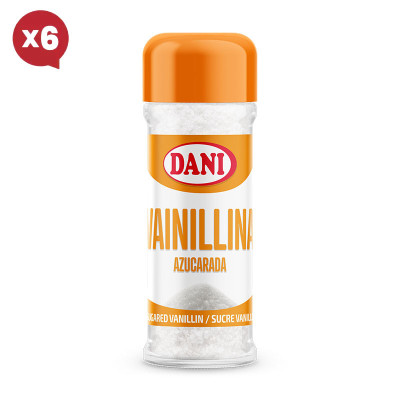 Vanilline sucrée 75g x Pack 6 u.