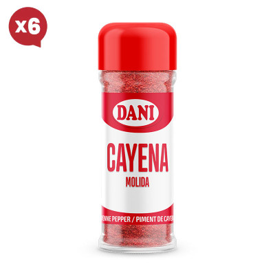 Cayena molida 45g x Pack 6 ud.