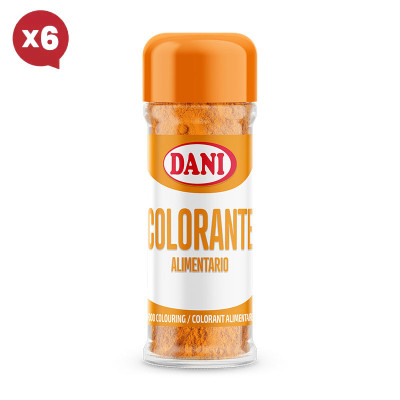 Colorant alimentaire 55g x Pack 6 u.