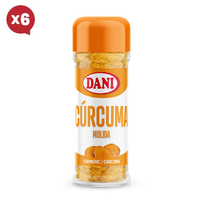 Cúrcuma moída 45g x Pack 6 u.