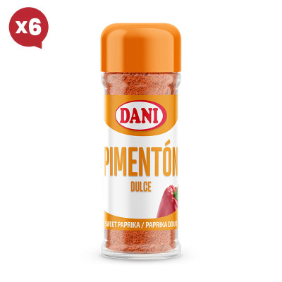 Paprika doce 45g x Pack 6 u.