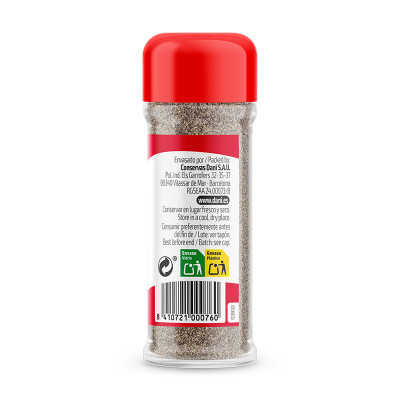 Black Pepper ground 45g x Pack 6 u.