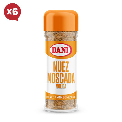 Noix de Muscade moulue 45g x Pack 6 u.