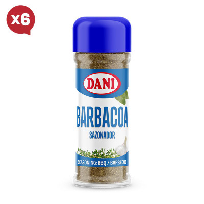 Barbecue seasoning 40g x Pack 6 u.