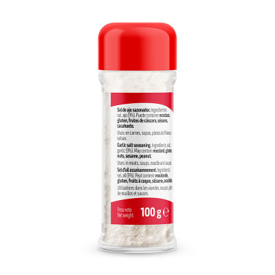 Garlic salt 100g x Pack 6 u.