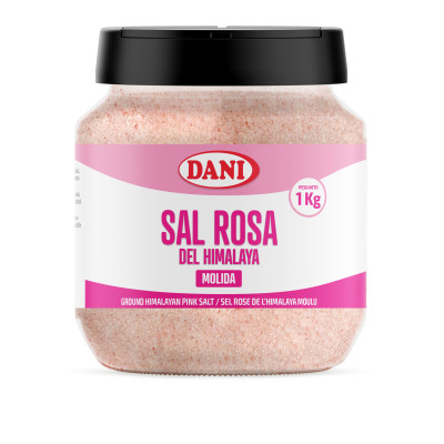 Ground Himalayan pink salt 1000g x 1 u.