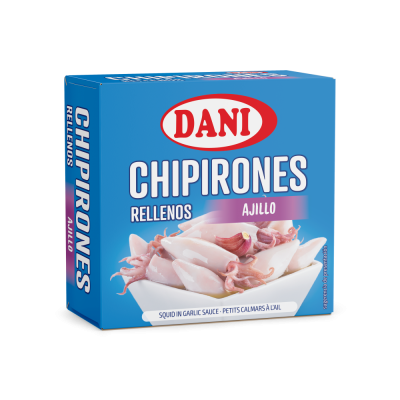 Chipirones rellenos al ajillo 148g x 1 ud.