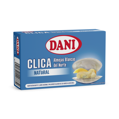 Amêijoas clica brancas naturais 111g x 1 u.