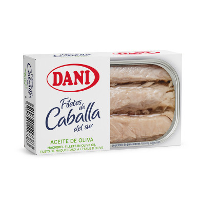 Filetes de Caballa en aceite de oliva 111g x 1 ud.