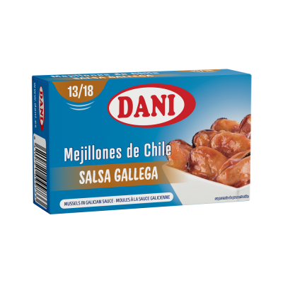 Mejillones 13-18 en salsa gallega 111g x 1 ud.