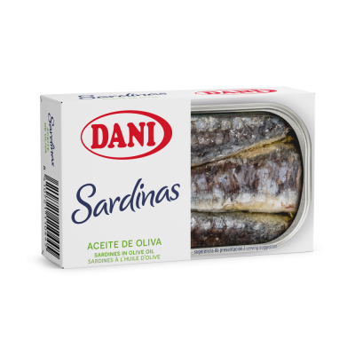 Sardinas en aceite de oliva 120g x 1 ud.