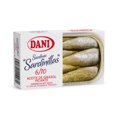 Sardinillas 6-10 en aceite picante 90g x 1 ud.