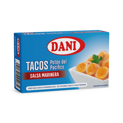 Tacos de Potón en salsa marinera 111g x 1 ud.