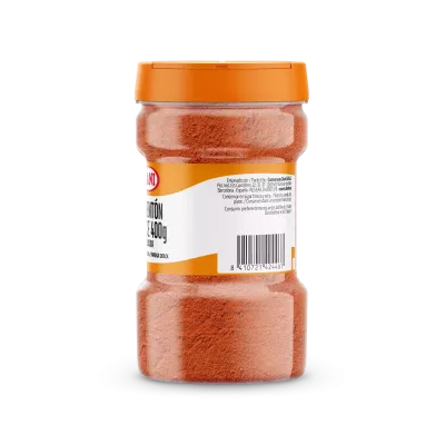 Páprica doce com casca 400g x 1 u. Páprica doce com casca 400g x 1 u.