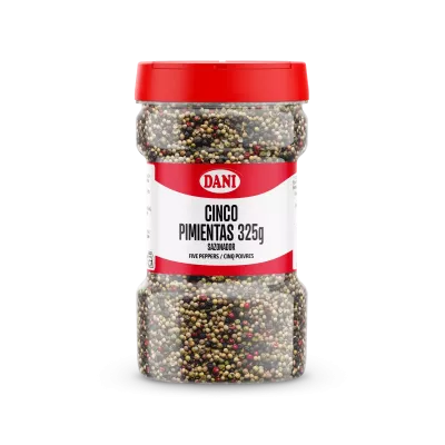 Cinco pimentas 325g x 1 u. Cinco pimentas 325g x 1 u.