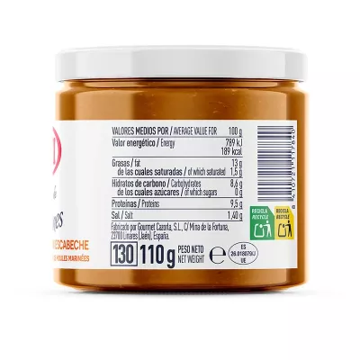 Paté de mejillones en escabeche 110g x 1 u. Paté de mejillones en escabeche 110g x 1 u.