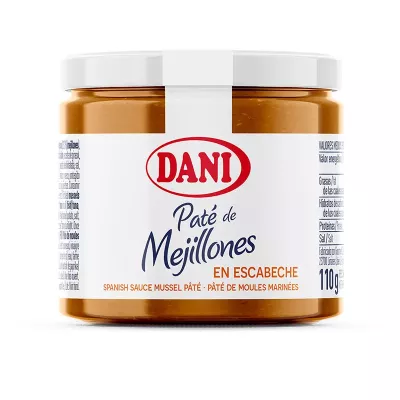 Paté de mejillones en escabeche 110g x 1 u. Paté de mejillones en escabeche 110g x 1 u.