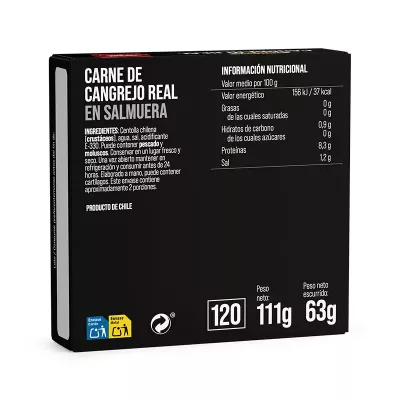 King Crab meat in brine 111g SLL x 1 u. King Crab meat in brine 111g SLL x 1 u.