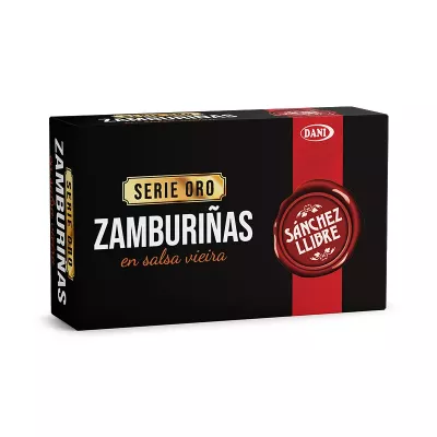 Zamburiñas en salsa vieira 111g SLL x 1 ud.