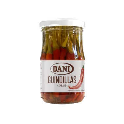 Whole chillies in vinegar 185g x 1 u. Whole chillies in vinegar 185g x 1 u.
