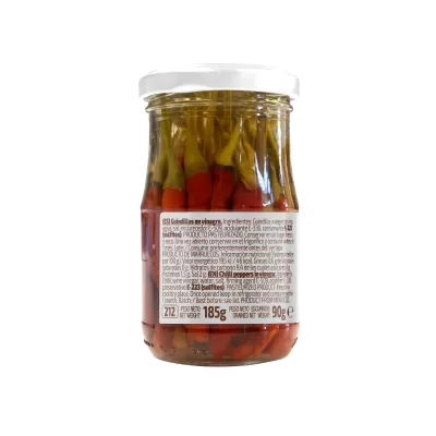 Guindillas enteras en vinagre 185g x 1 ud. Guindillas enteras en vinagre 185g x 1 ud.